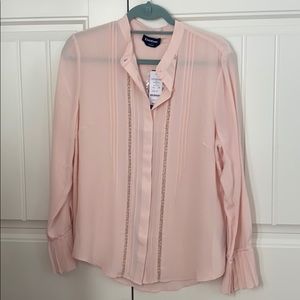 NWT Bebe Blush Pink Blouse